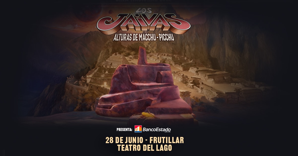 GIRA 45 AÑOS ALTURA DE MACCHU PICCHU LOS JAIVAS 2026 - NUEVA FECHA