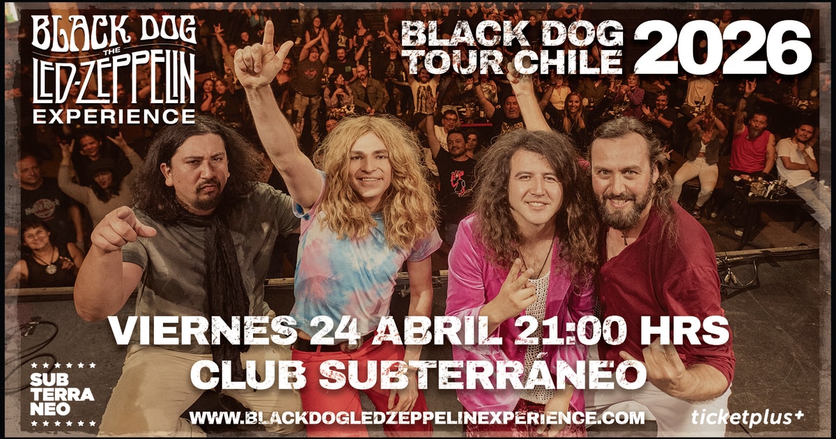 BLACK DOG: THE LED ZEPPELIN EXPERIENCE ★ VIERNES 24 ABRIL ★ Club Subterráneo