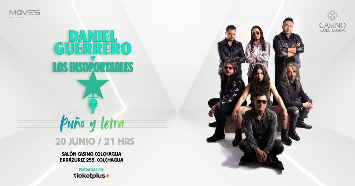 Daniel Guerrero y Los Insoportables presentan: “Puño y Letra”