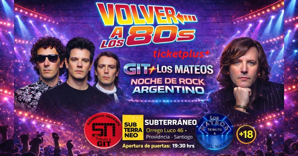 GIT + LOS MATEOS 🎵 VIERNES 27 MARZO ★ Club Subterráneo 