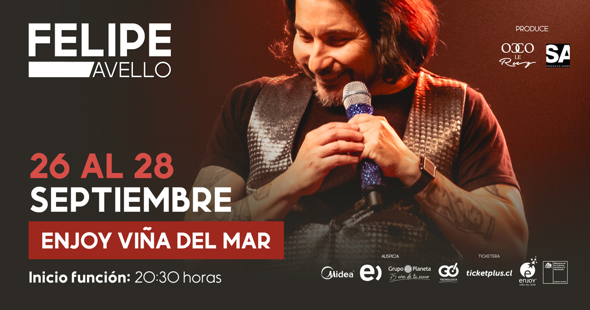 Felipe Avello en Enjoy Viña del Mar