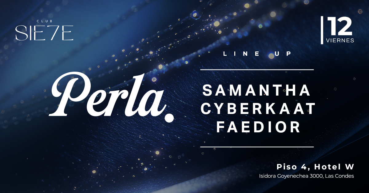 PERLA ★ VIERNES 12 JUNIO ★ Club Siete 