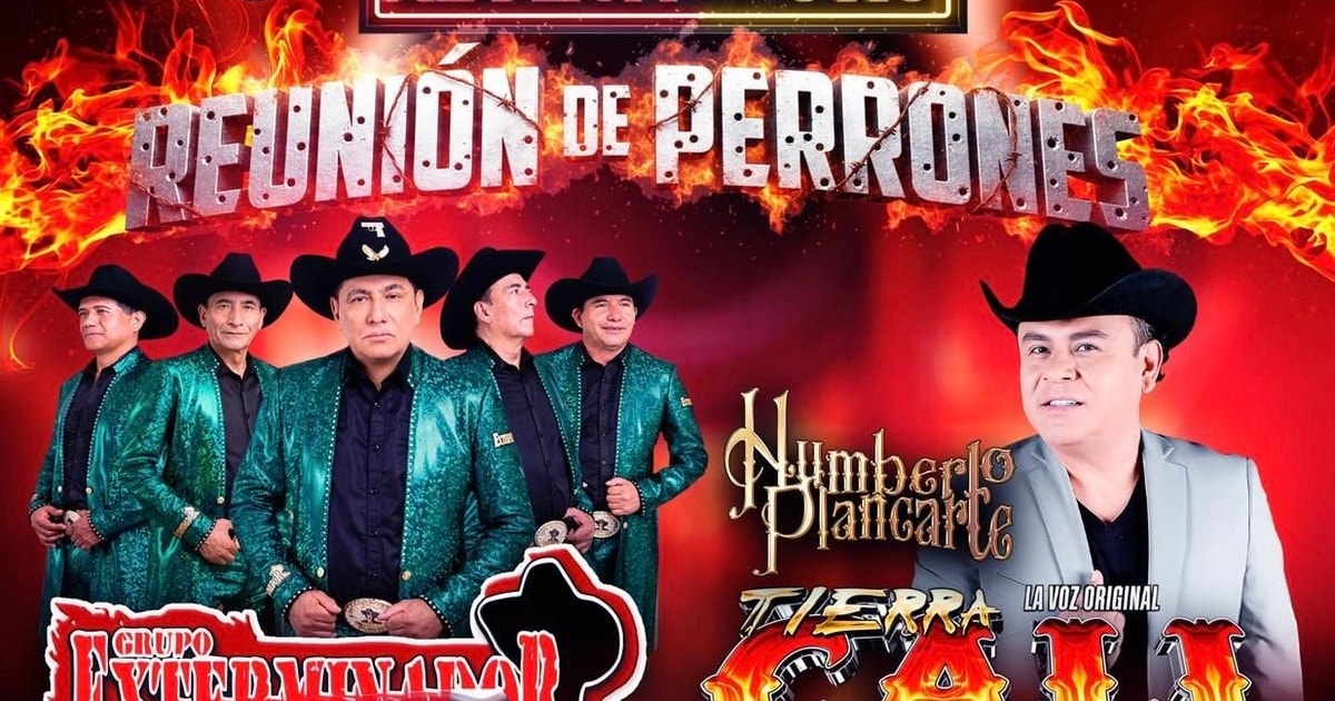 Grupo Exterminador-Tierra Cali de Humberto Plancarte-Triny y La Leyenda-Grupo Sin Control-Reunion de Perrones-Azteca de Oro