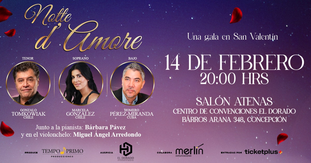 Notte d´Amore - Una Gala en San Valentín