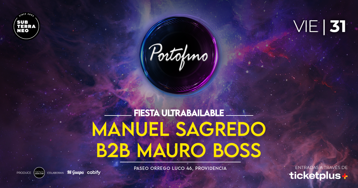 PORTOFINO Full ultrabailable ★ VIERNES 31 JULIO ★ Club Subterráneo (+23)