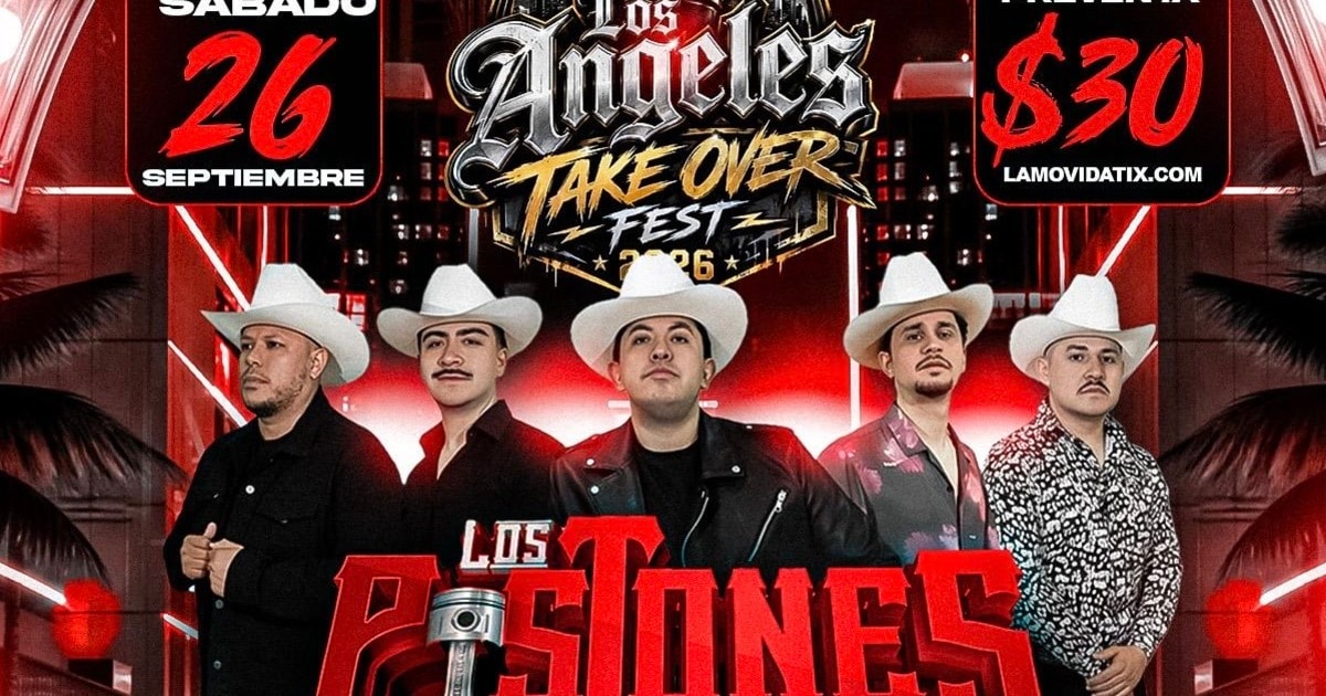 Los Pistones de Uriel Valdez La Estructura de Sinaloa-Los Angeles Take Over Fest 2026