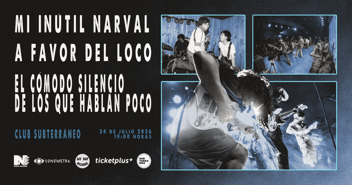  MI INÚTIL NARVAL ★ VIERNES 24 JULIO ★ Club Subterráneo