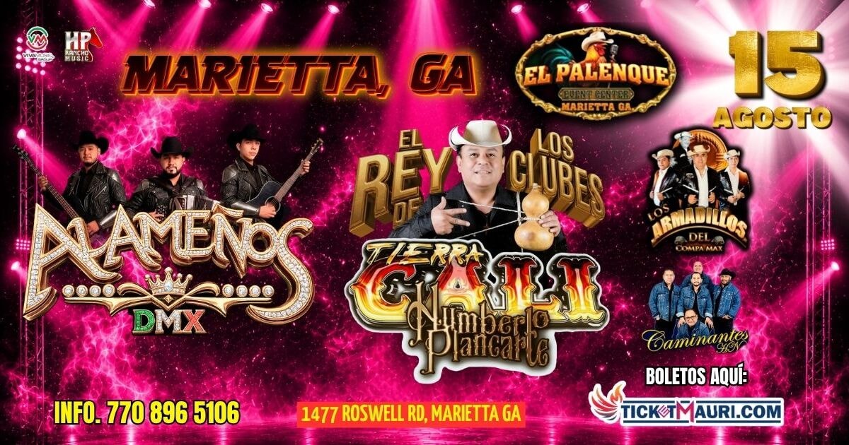 Alameños DMX-Tierra Cali de Humberto Plancarte-Los Armadillos del Compa Max-Caminantes HN-El Palenque Event