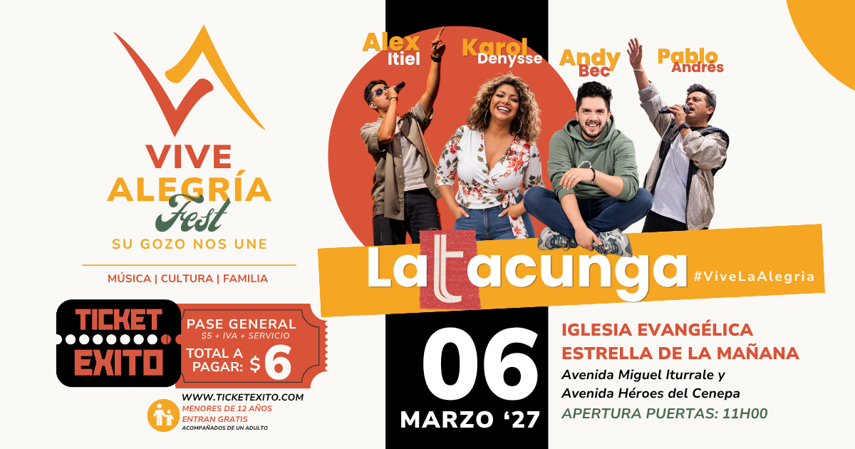 Vive Alegría Fest · LATACUNGA 2027