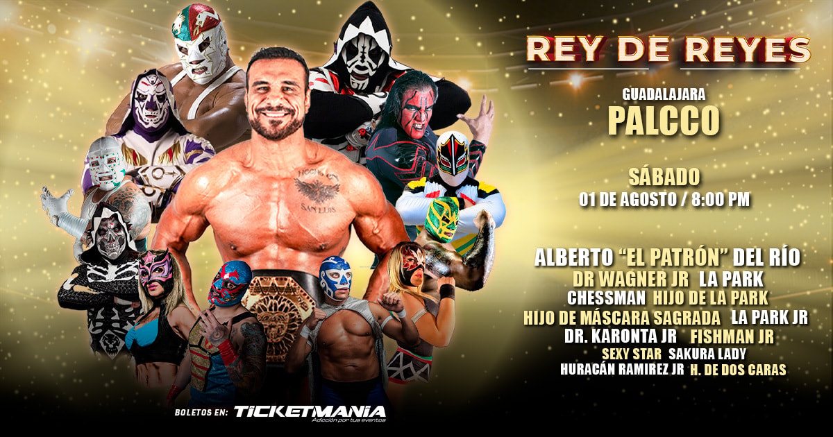 Lucha libre Rey de Reyes en Guadalajara