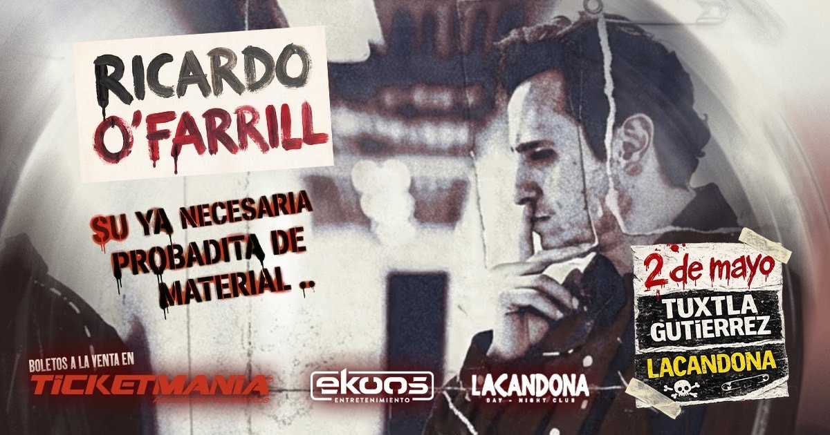 Ricardo O'Farrill en Tuxtla Gutierrez