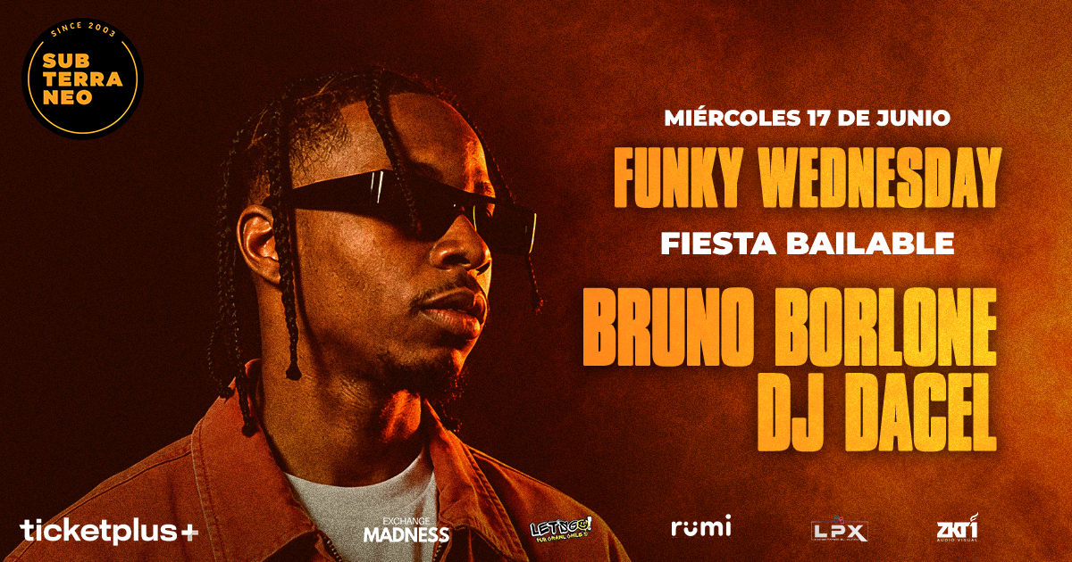 FUNKY WEDNESDAY 🎵 MIÉRCOLES 17 JUNIO ★ Club Subterráneo (+21)