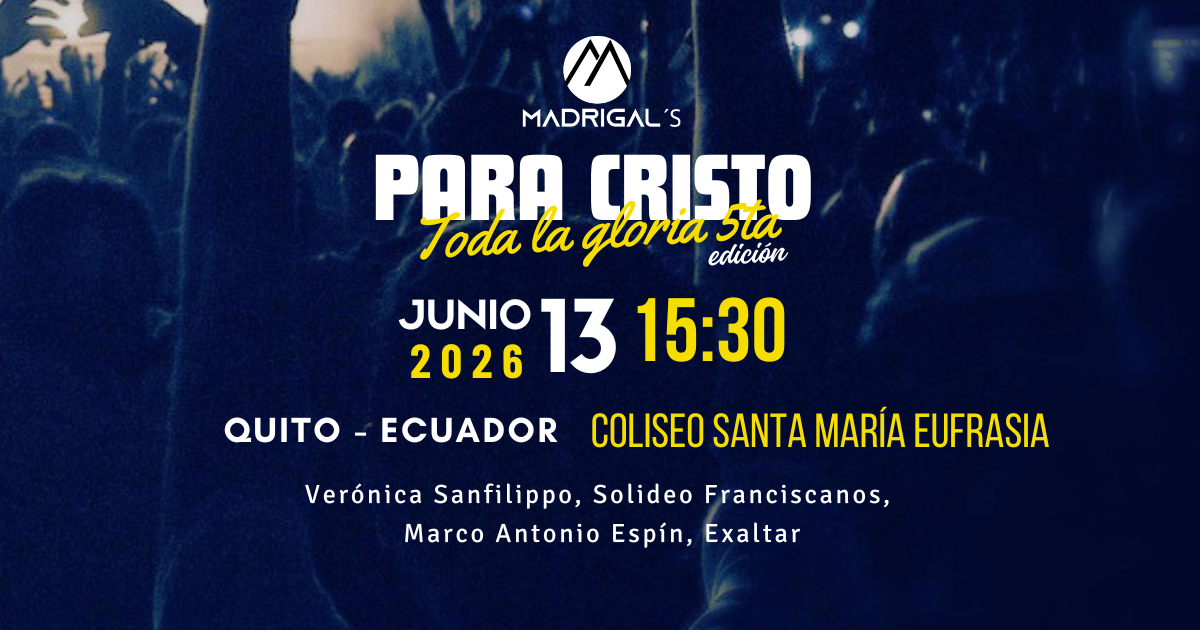 Concierto Para Cristo toda la Gloria