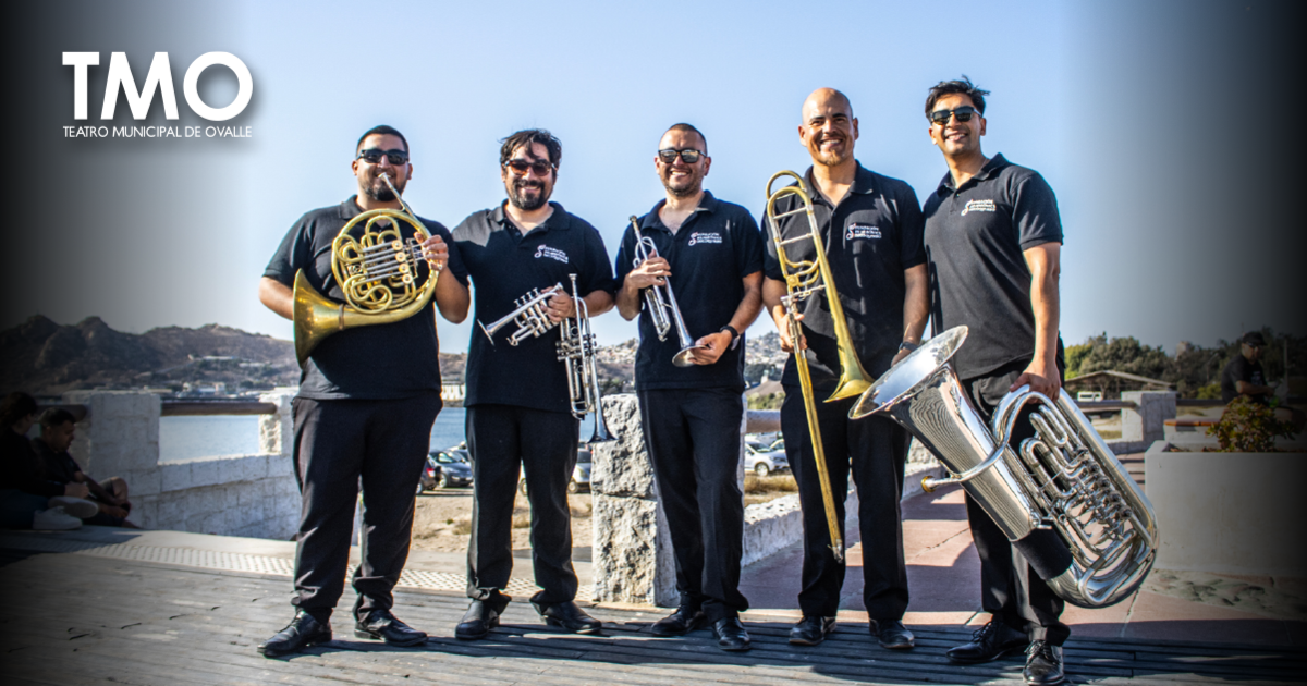 Emociones musicales de ayer y hoy: Quinteto de bronces de la Filarmónica de Coquimbo