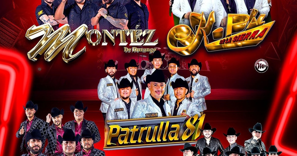 Montez De Durango-K Paz-Patrulla 81-Conjunto Atardecer-Rienda Real-Escape Ballroom-Greenville-SC
