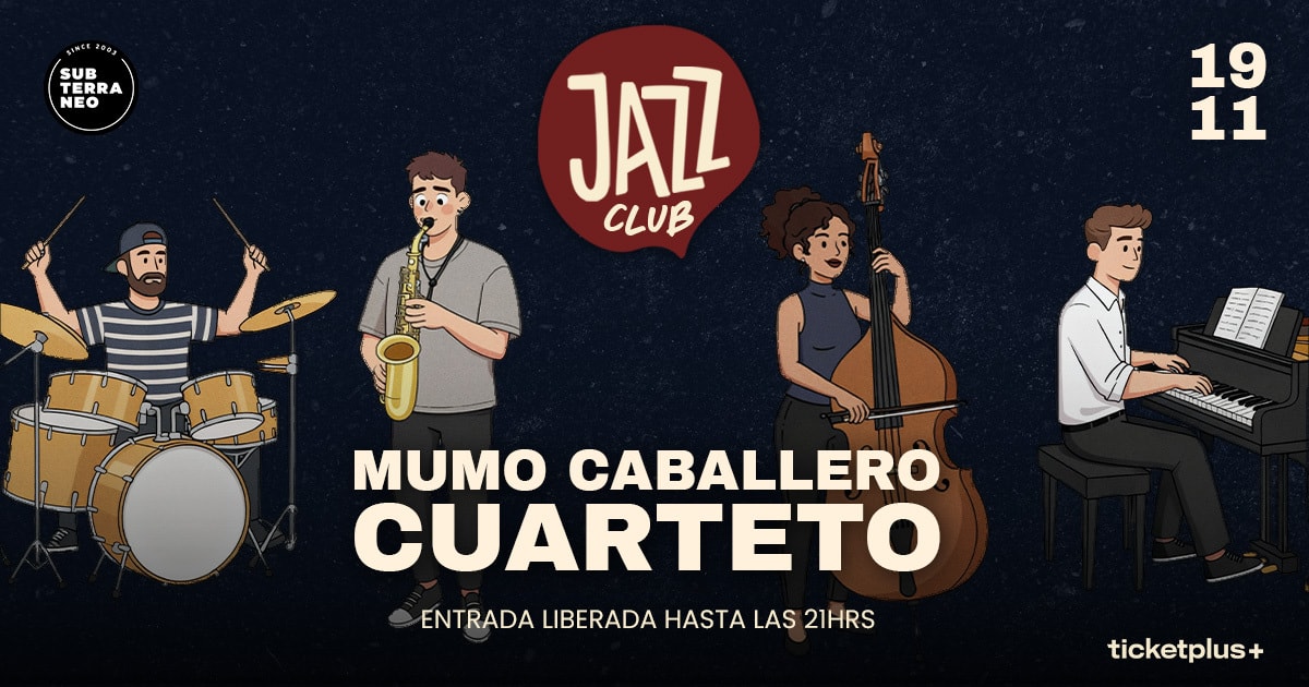 JAZZ CLUB 🎵 MIÉRCOLES 19 NOVIEMBRE ★ Club Subterráneo 