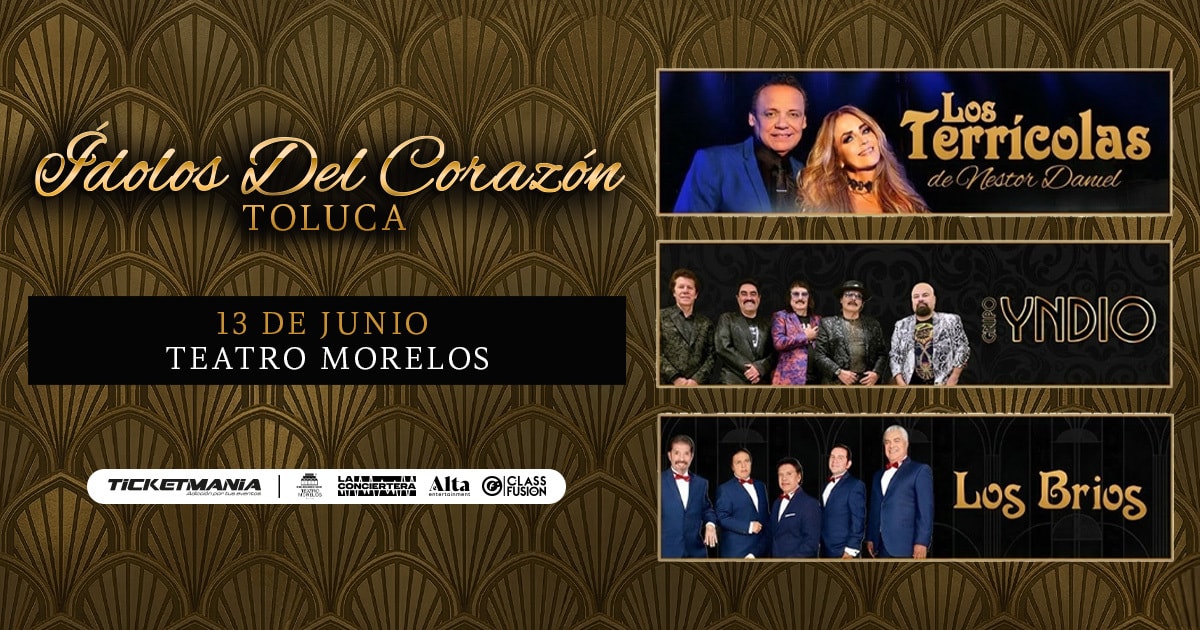 Los Terricolas de Nestor Daniel, Grupo Yndio y Los Brios en Toluca