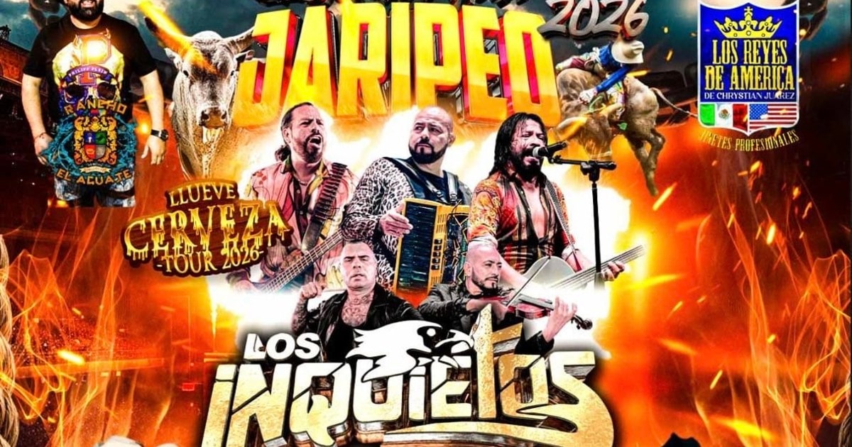 Segundo Mega Jaripeo-Los Inquietos del Norte- Llueve Cerveza Tour-Edgardo Nunez-Los Vendavales-Marco Florez y La Banda Jerez-Toros de Rancho El Aguaje-Jinetes Los Reyes de America-Island Grove