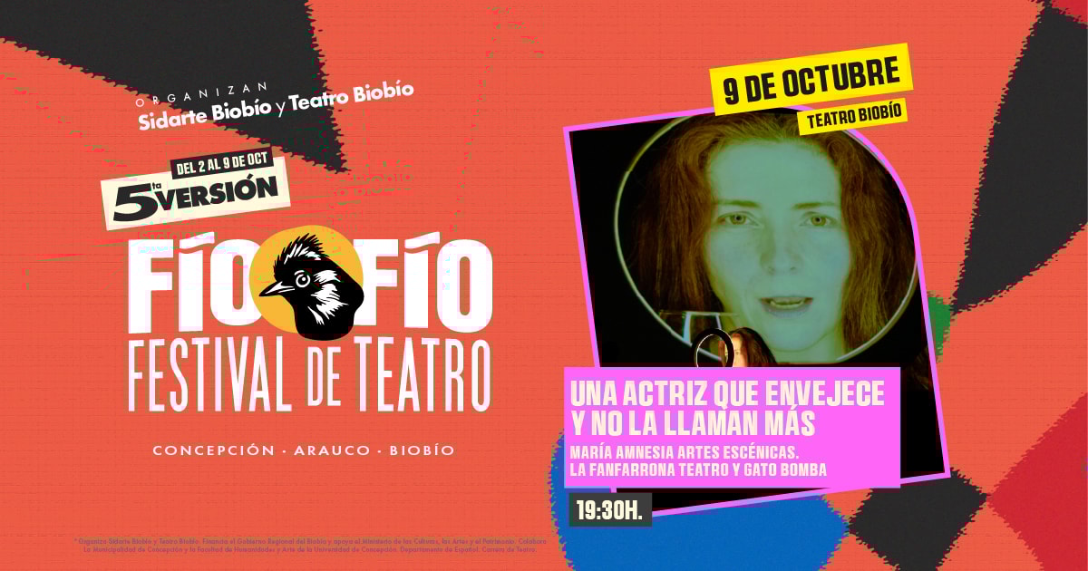 Una actriz que envejece y no la llaman más - Festival de Teatro Fío Fío