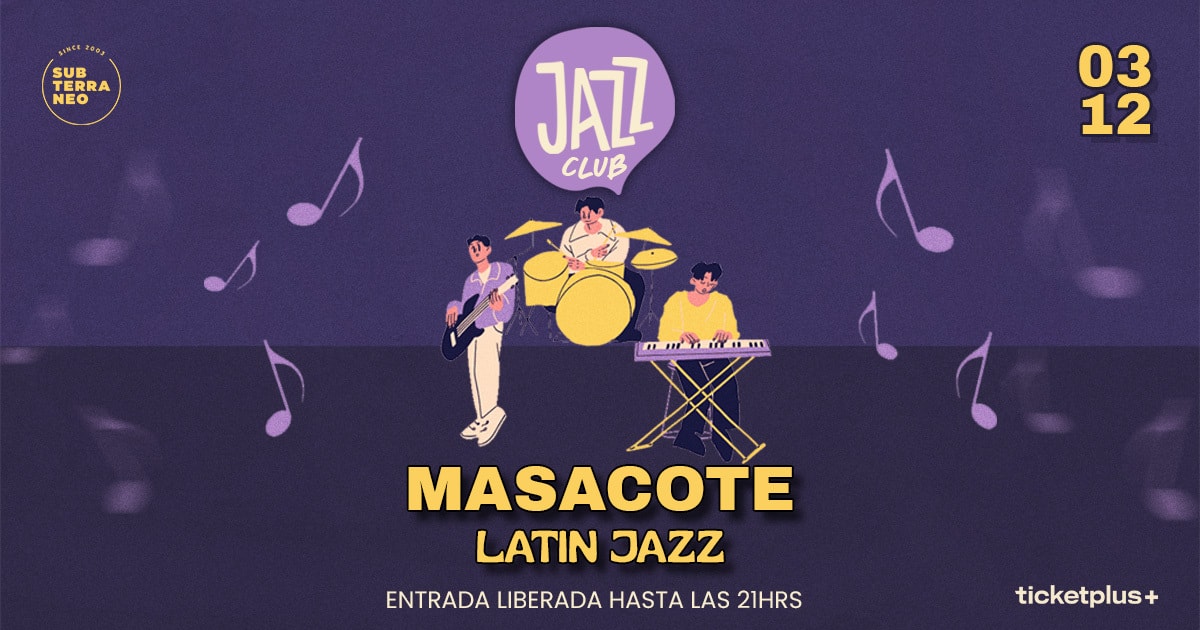 JAZZ CLUB 🎵 MIÉRCOLES 03 DICIEMBRE ★ Club Subterráneo 