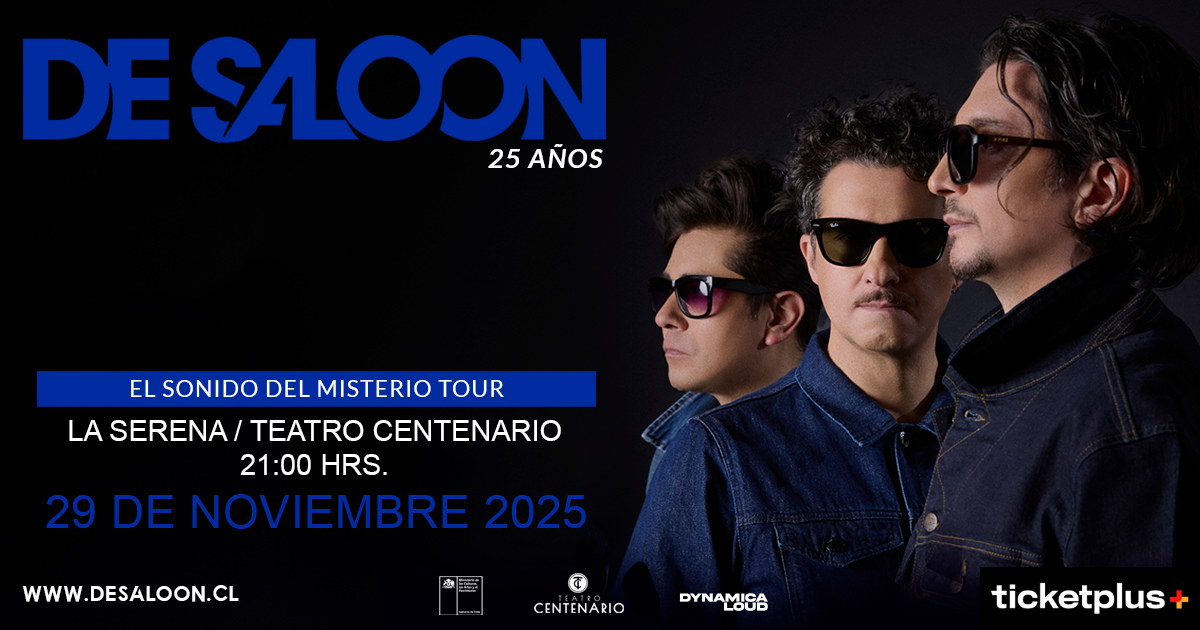 De Saloon Lanzamiento nuevo disco “El sonido del Misterio” + Grandes Éxitos en La Serena