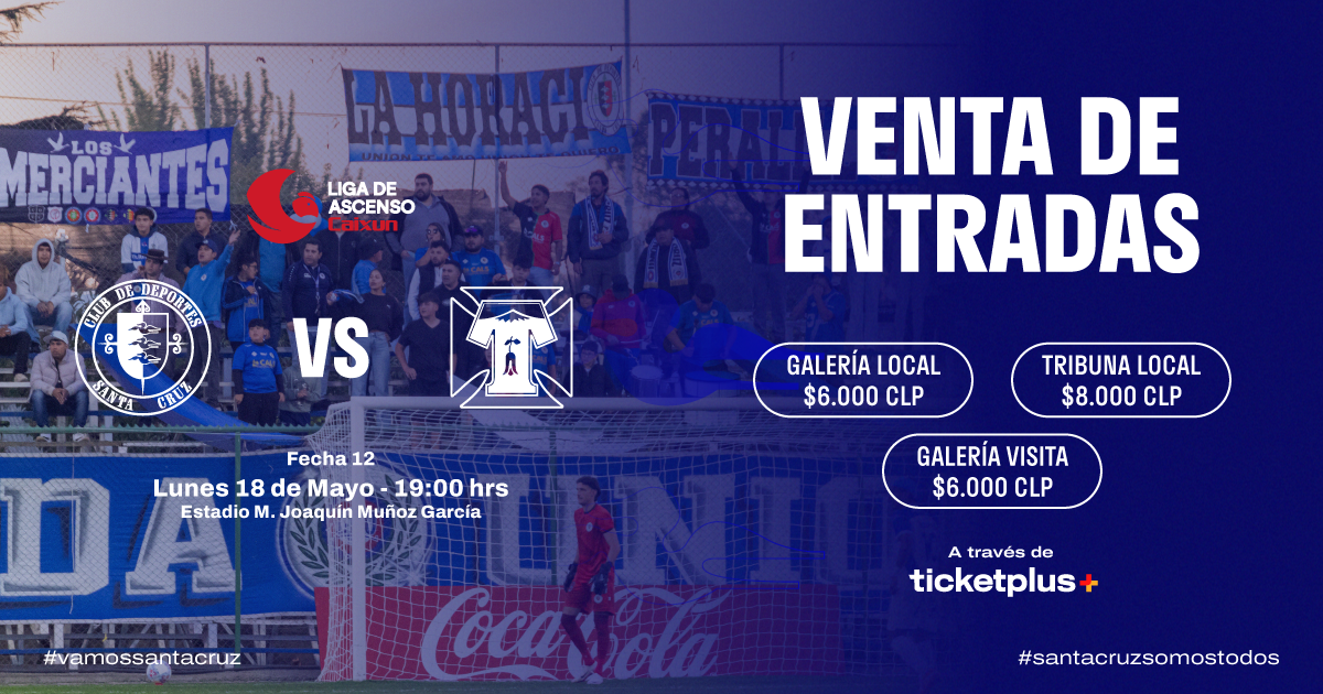 Deportes Santa Cruz vs  Deportes Temuco / Liga de Ascenso Caixun 2026