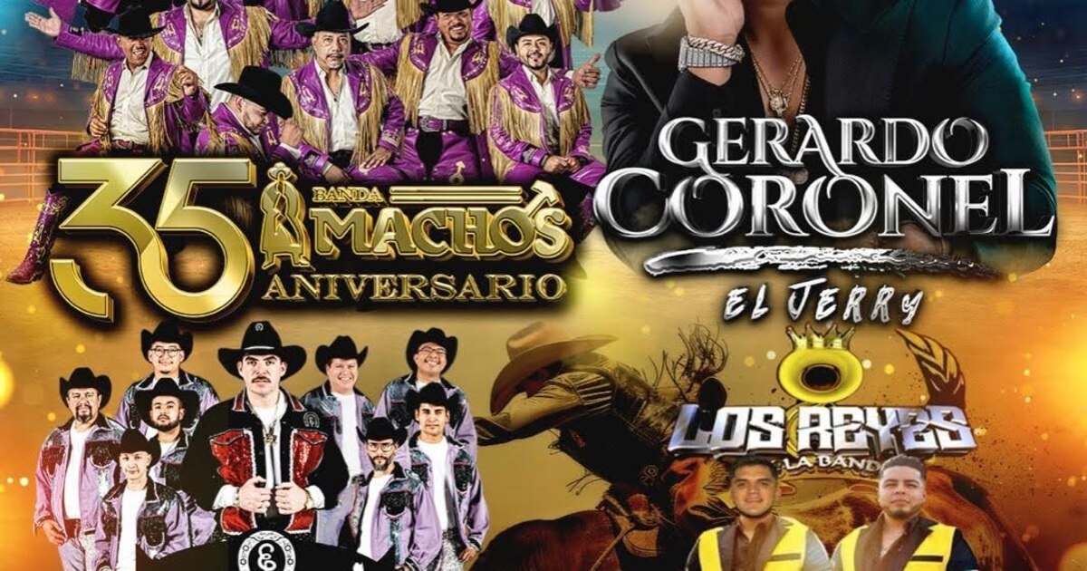 Banda Machos-Gerardo Coronel "El Jerry"-Cheque Peña Junior-La Banda Los Reyes-Plaza Monumental-Gainesville GA