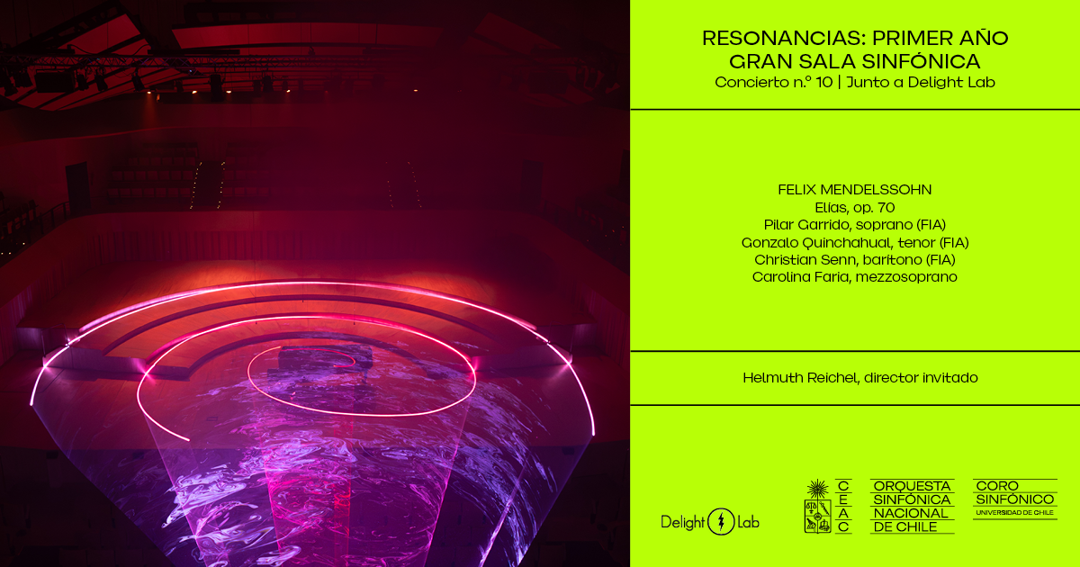  Concierto N° 10 • Resonancias: Primer año Gran Sala Sinfónica