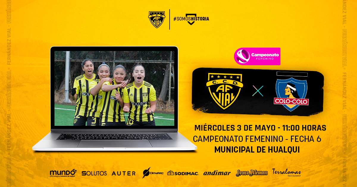 Streaming Fútbol Femenino 6a Fecha: Fernández Vial - Colo Colo