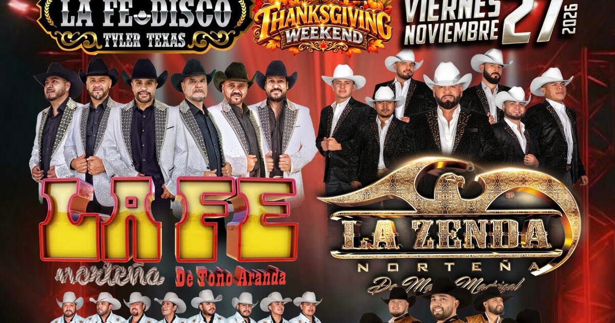 La Fe Nortena de Tono Aranda-La Zenda Nortena-Eslito-Conjunto Relincho-Thnksgiving Weekend-La Fe Disco