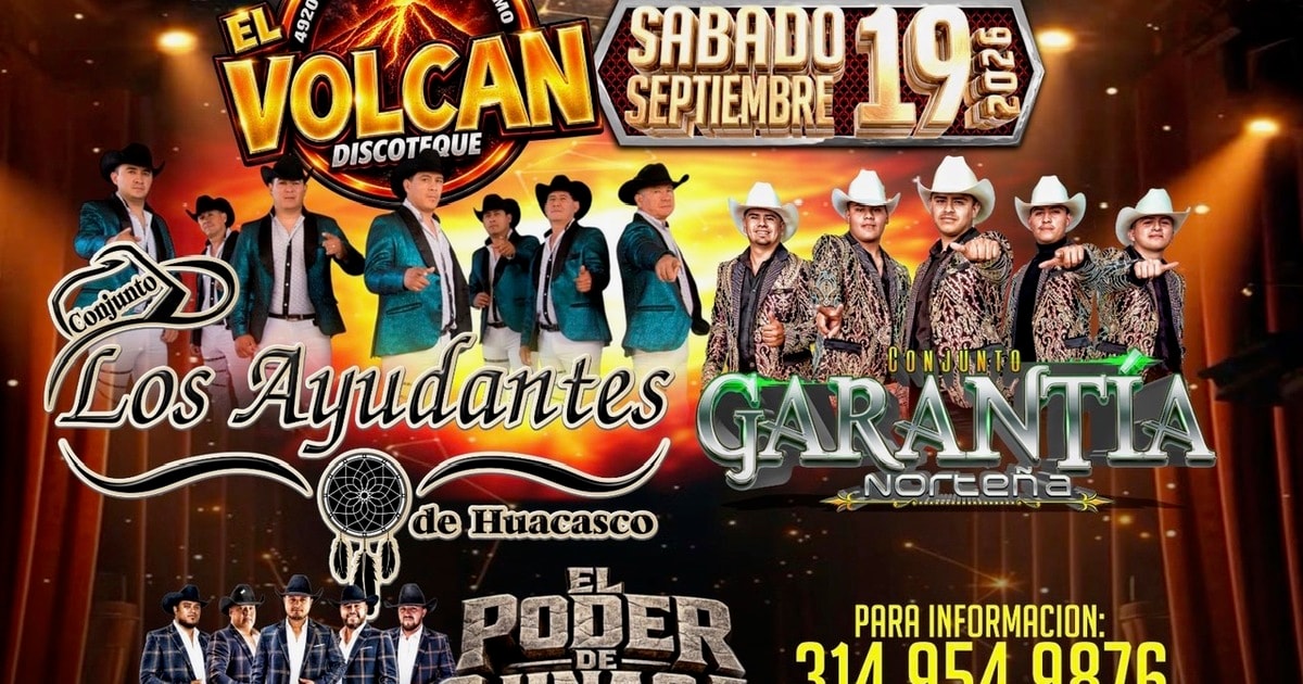 Los Ayudantes de Huacasco-Conjunto Garantia Norteña-El Poder de Ojinaga-El Volcan