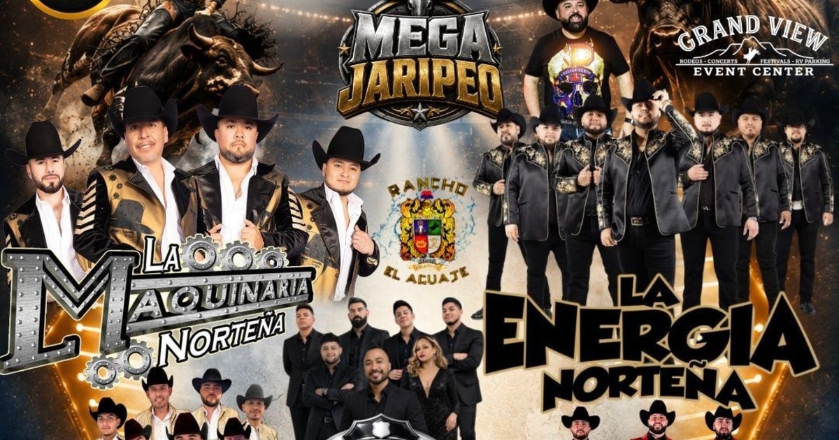 MEGA JARIPEO-La Maquinaria Nortena-La Energia Nortena-Puro Norte-Conjunto Revelacion-Benedicto Sierra-Los 3 Oros-Tres del Bajio-Nueva Area-Ekipo Inicial-Delta Colorado