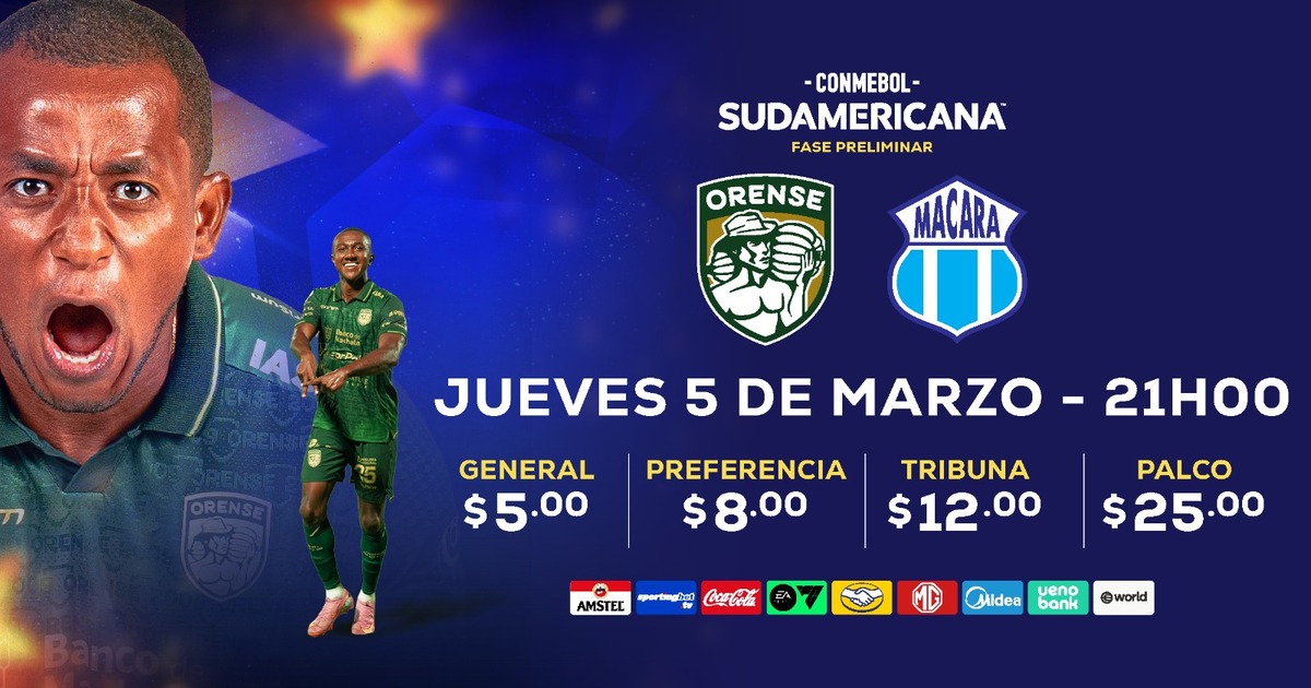 ORENSE SC vs MACARA (Sudamericana)
