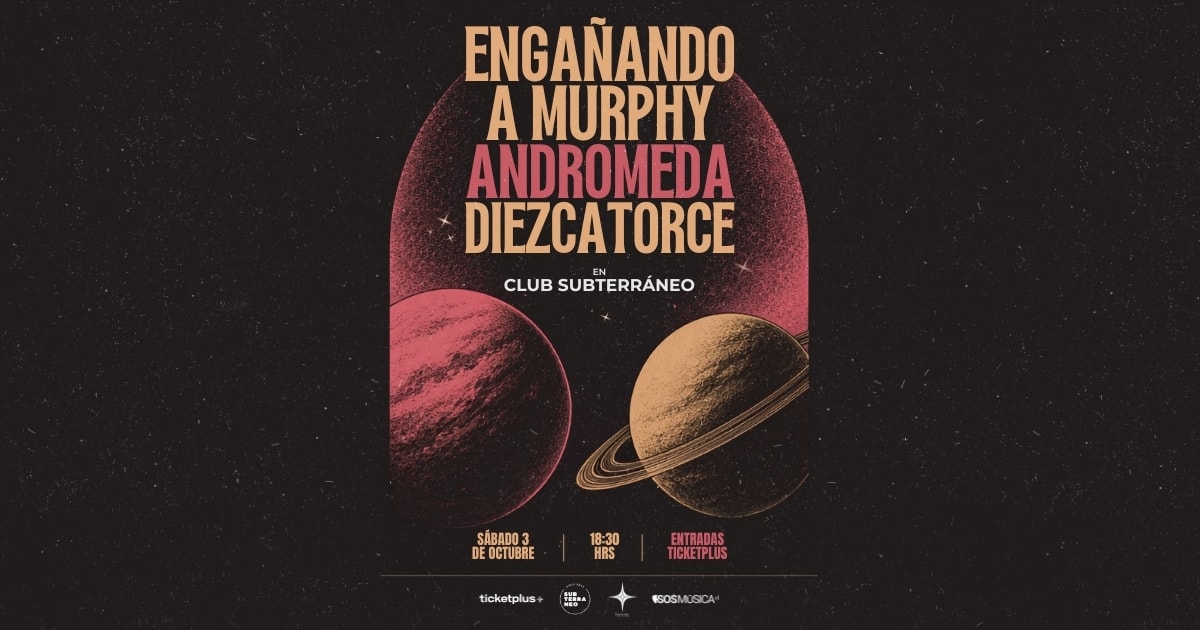 ENGAÑANDO A MURPHY ★ SÁBADO 03 OCTUBRE ★ Club Subterráneo