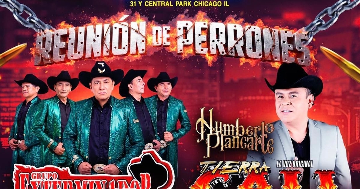 Grupo Exterminador-Tierra Cali de Humberto Plancarte-Triny y La Leyenda-Grupo Sin Control-Reunion de Perrones-Los Globos Nightclub