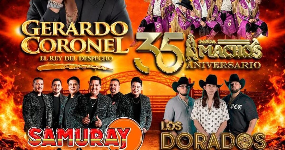 Gerardo Coronel "El Jerry"-Banda Machos-Samuray-Los Dorados-Cheque Peña Jr-Enigma Night Club-Raleigh NC