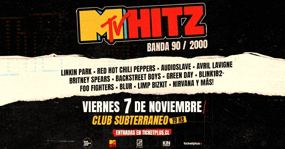  MTV HITZ ★ VIERNES 07 NOVIEMBRE ★ Club Subterráneo