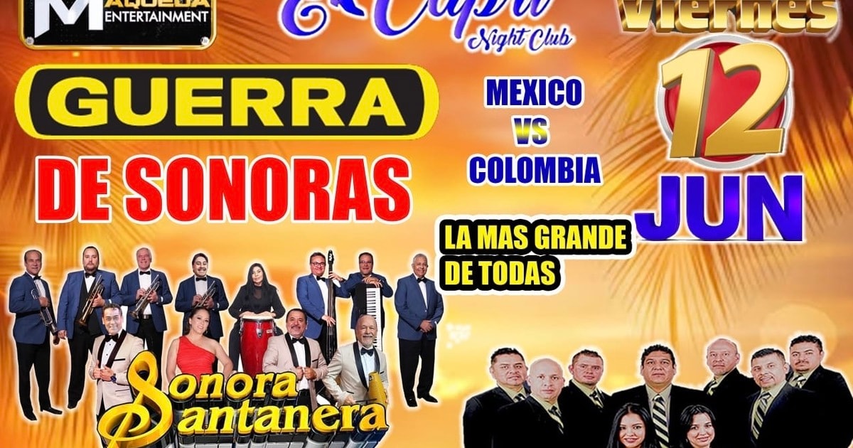 Guerra de Sonoras-Sonora Santanera-Sonora Dinamita-La Maxima Sonora-El Capri