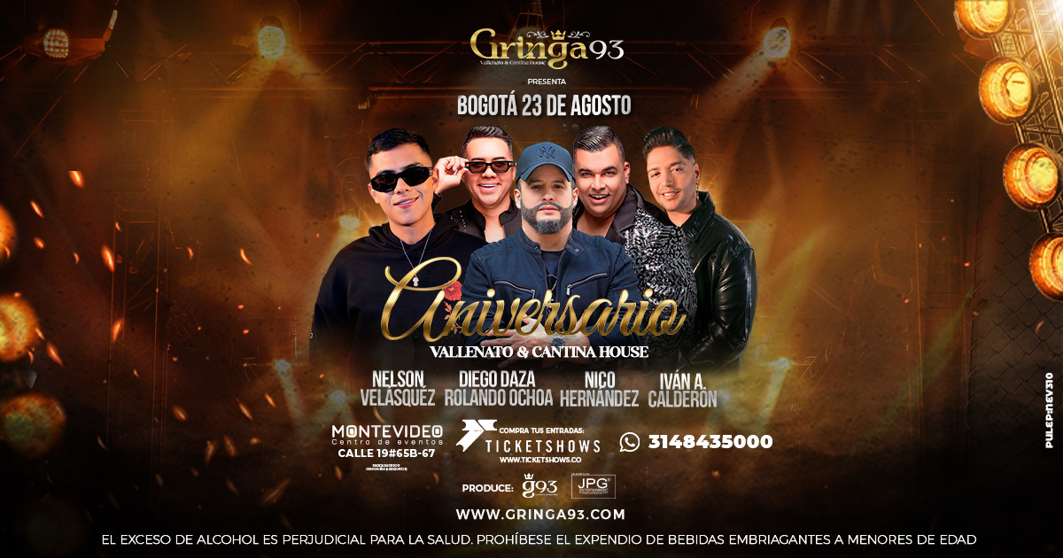  ANIVERSARIO GRINGA 93