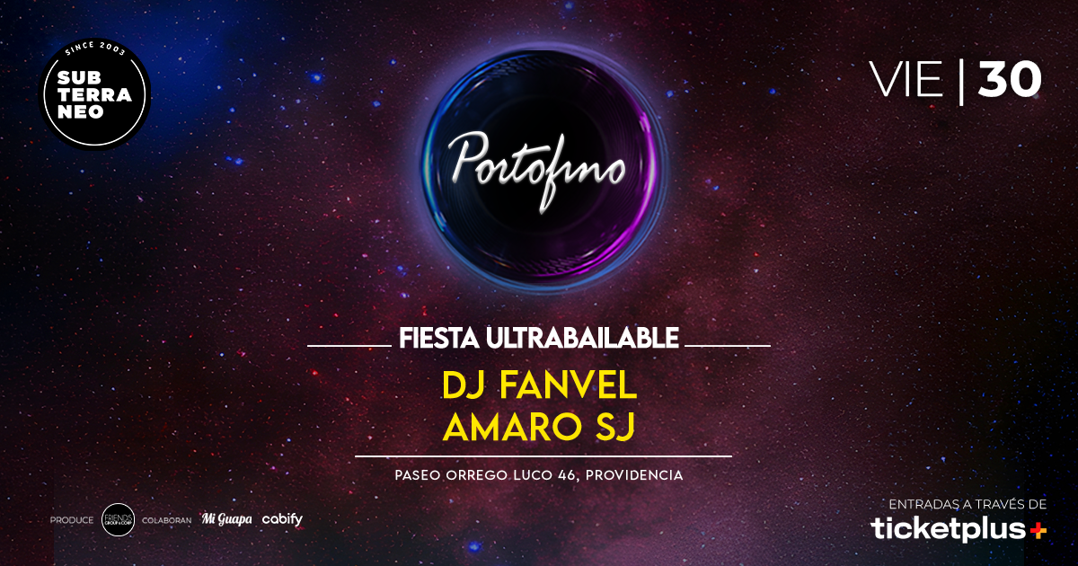 PORTOFINO Full ultrabailable ★ VIERNES 30 OCTUBRE ★ Club Subterráneo (+23)