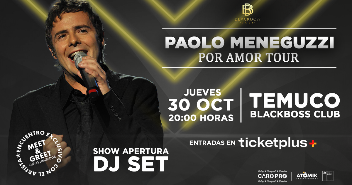 Paolo Meneguzzi en Temuco