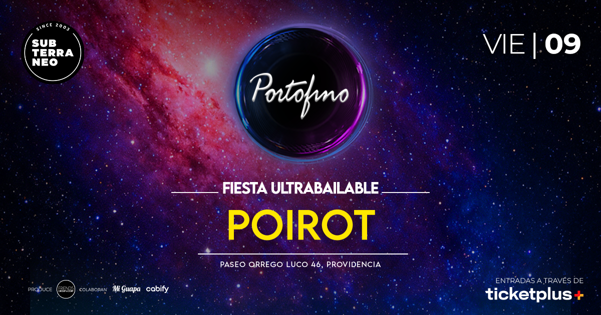 PORTOFINO Full ultrabailable ★ VIERNES 09 OCTUBRE ★ Club Subterráneo (+23)