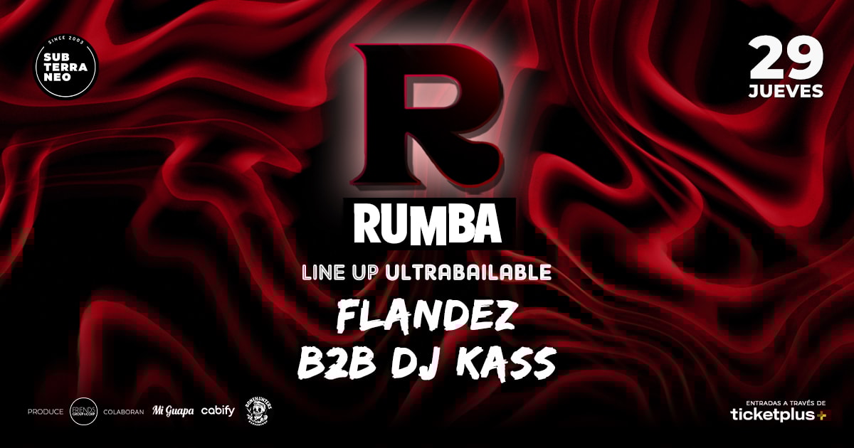 RUMBA Full Ultrabailable ★ JUEVES 29 ENERO ★ Club Subterráneo (+21M & +23H)
