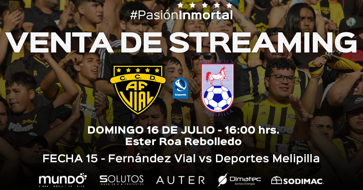 Fernandez Vial vs Deportes Melipilla // Streaming
