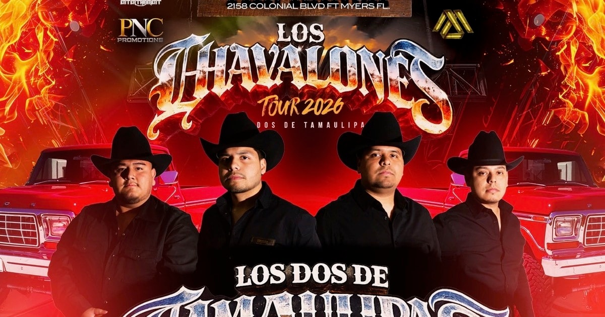 Los Chavalones Tourr 2026-Los Dos De Tamaulipas-Cuarto de Milla-Los Originales de San Juan-The Ranch