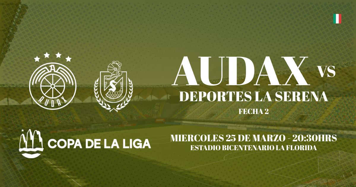 Audax Italiano vs Deportes La Serena / Copa de la Liga / Fecha 2