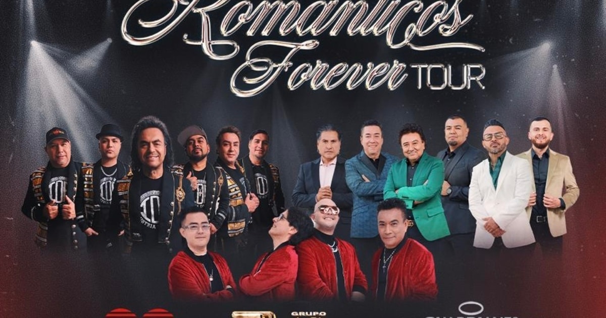 Romanticos Forever Tour -Industria del Amor-Grupo Bryndis-Guardianes del Amor-Fiesta Center