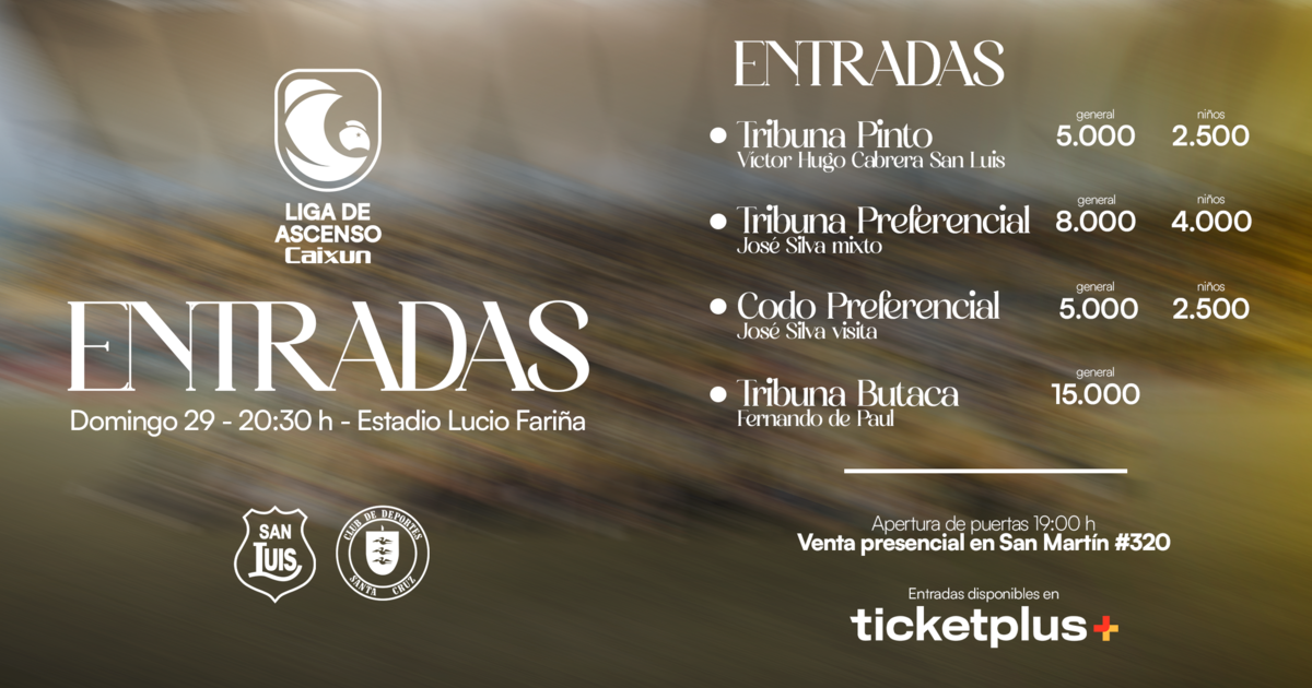 San Luis de Quillota vs Deportes Santa Cruz - Liga de Ascenso Caixun 2026