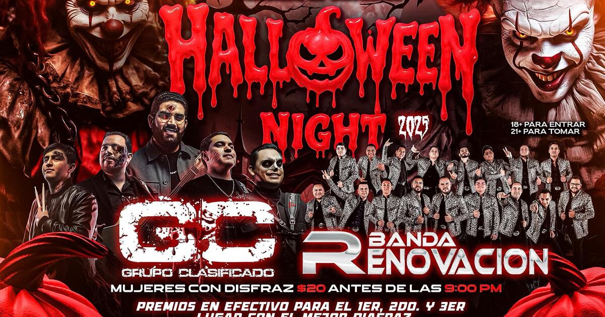 Grupo Clasificado-Banda Renovacion-Halloween Party