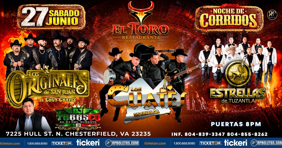 Noche de corridos-El Toro-Chesterfield VA